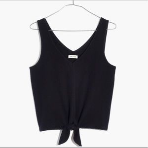 Madewell tie front tank